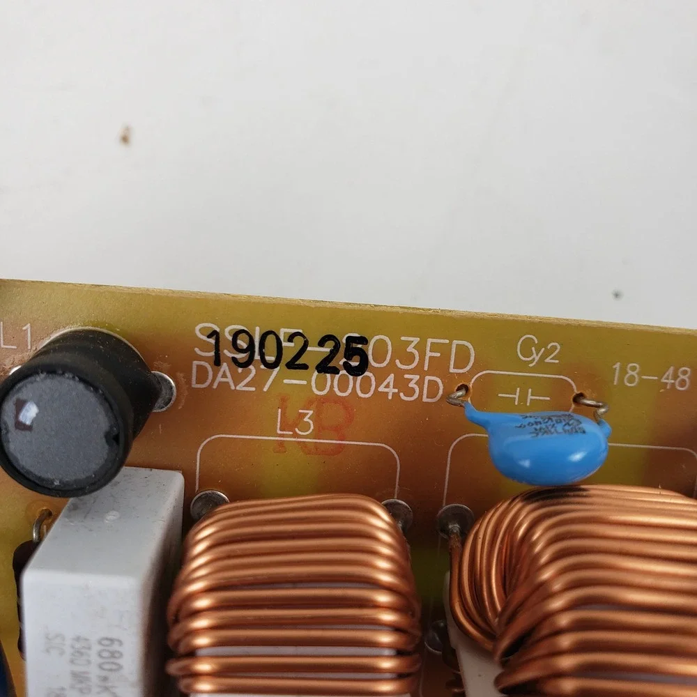 Samsung RF265BEAESR Refrigerator Noise Filter Board DA27-00043D DA2700043DM2S